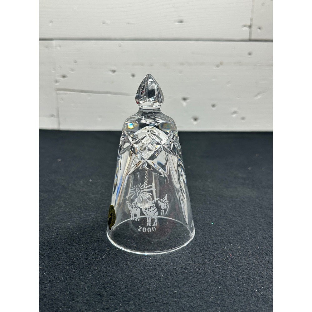 Waterford Crystal 2000 O Holy Night Songs of Christmas Bell Fred Curtis Signed